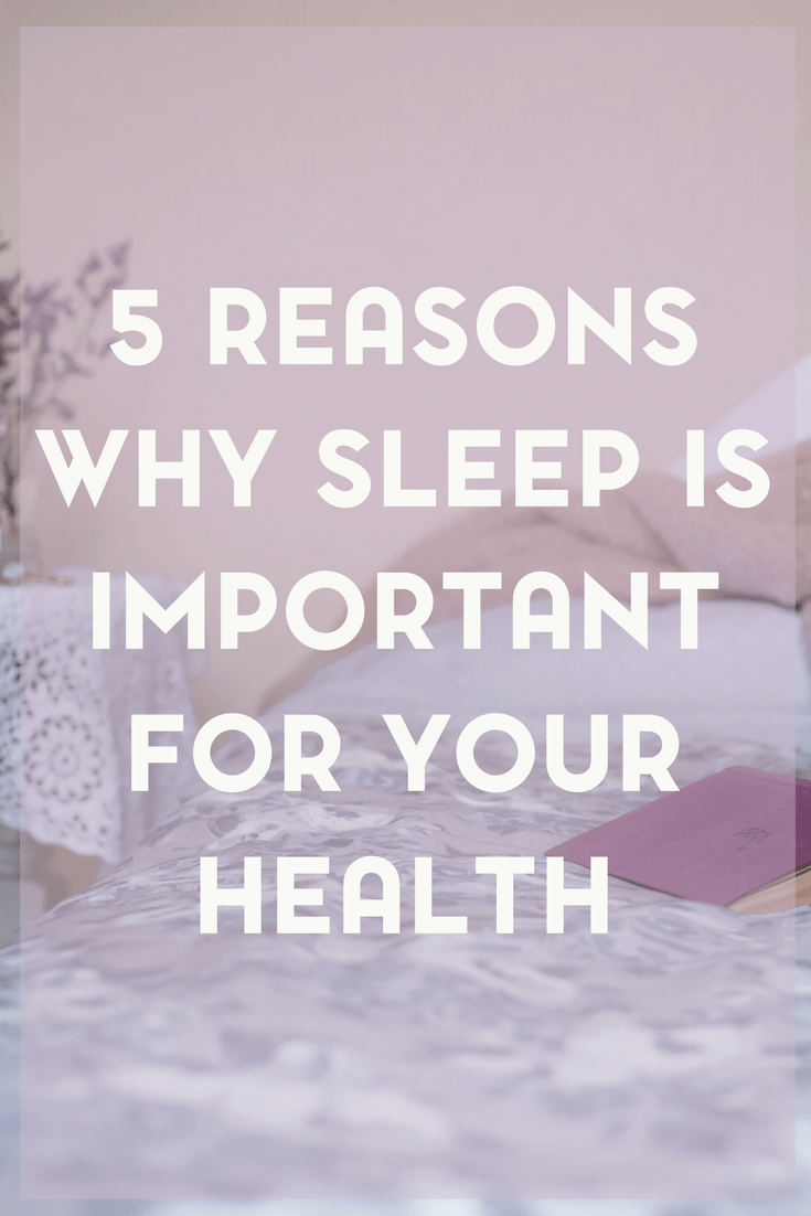 Are you getting enough sleep at night? Here are 5 reasons why sleep is important for your overall health.