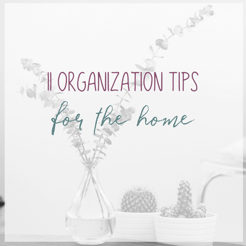 Looking to get your house more organized? Here are 11 easy organization tips for the home.