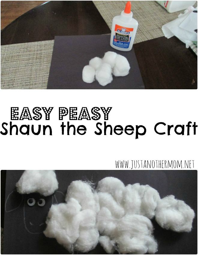 Do you have a Shaun the Sheep fan in your house? Try this easy Shaun the Sheep craft with them today.