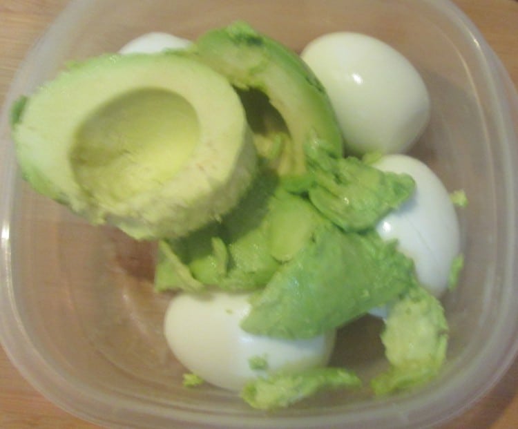 avocado and egg