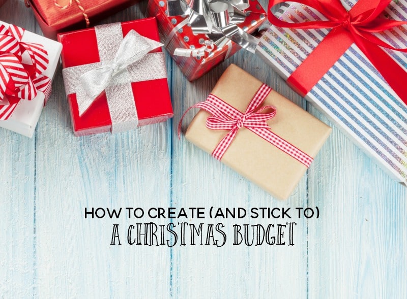 Tips and advice for creating a Christmas budget.