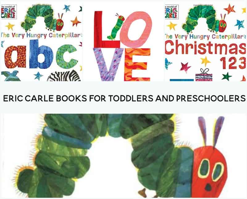 Beloved and world renowned children's author and illustrator Eric Carle is a favorite in our house. Here's my list of Eric Carle books for toddlers and preschoolers.
