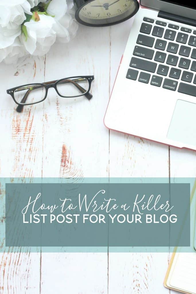 how to write a killer list post